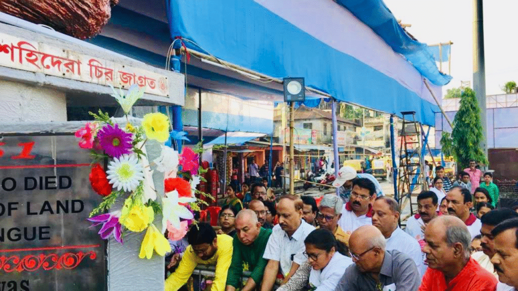 . Assam Police and Assam Rifles opened fire, killing 11 people