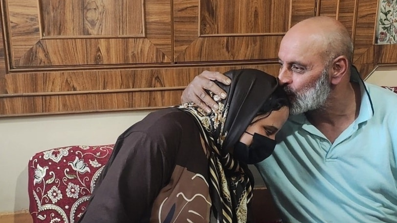 "Saba Rasool, facing health challenges, receives medical care in a hospital in Iran."