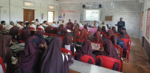 Patharkandi College Assam campus view with students