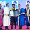 CA Niamul Hussain Khan at ICAI Convocation 2025 Kolkata receiving Chartered Accountant certificate.