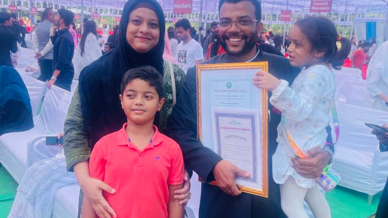 Family Dr. Hifzur R. Siddique wife