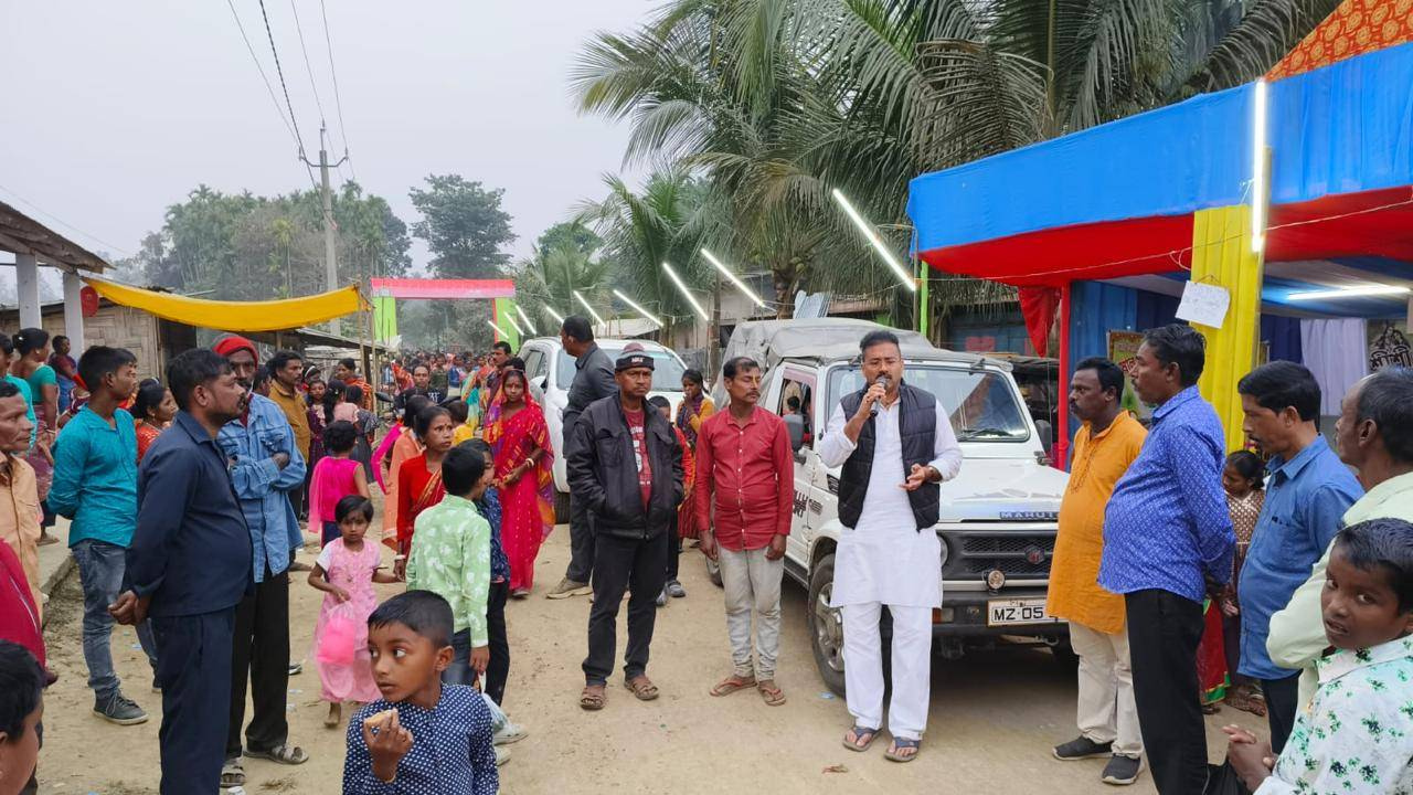 Former MLA Rahul Roy has intensified his public relations campaign in Hailakandi