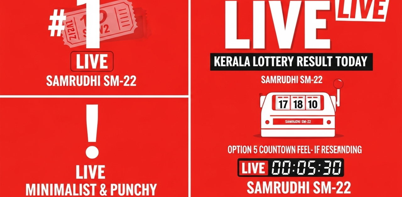 Kerala Lottery Result Today 28.09.2025 Samrudhi SM-22 Live
