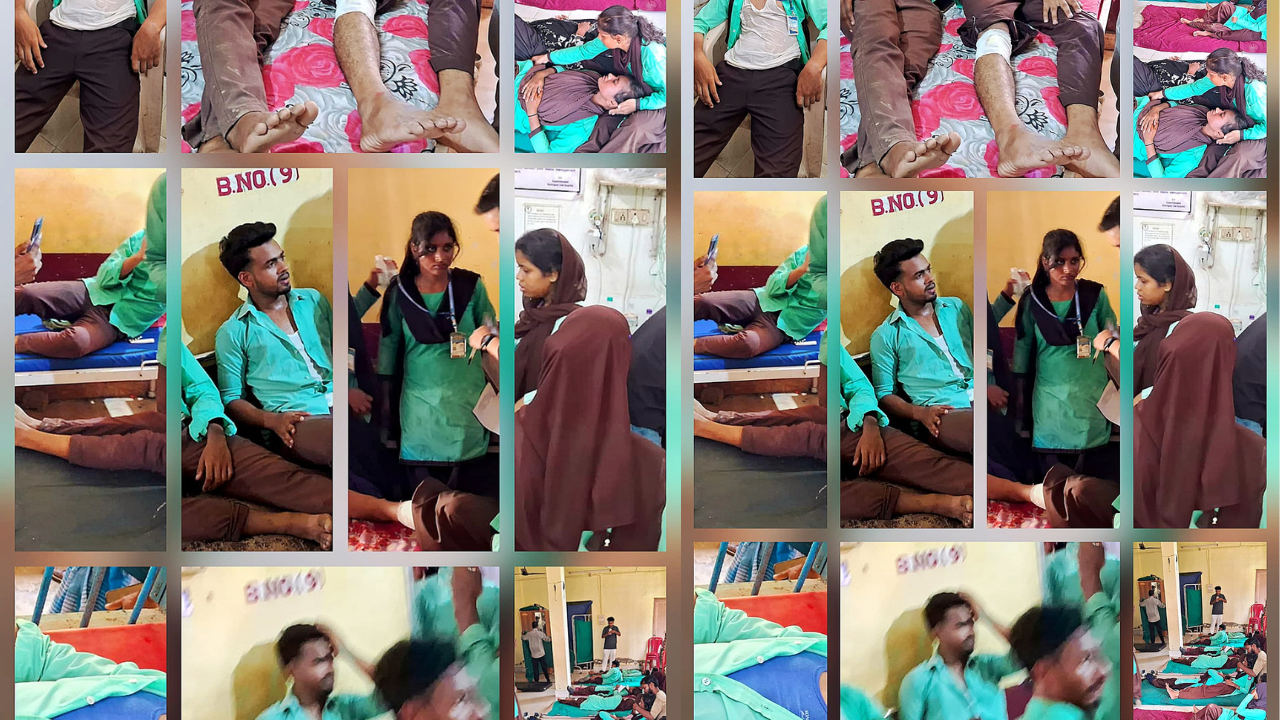 Police Brutality NCC Students Injured Arrested in Badarpur