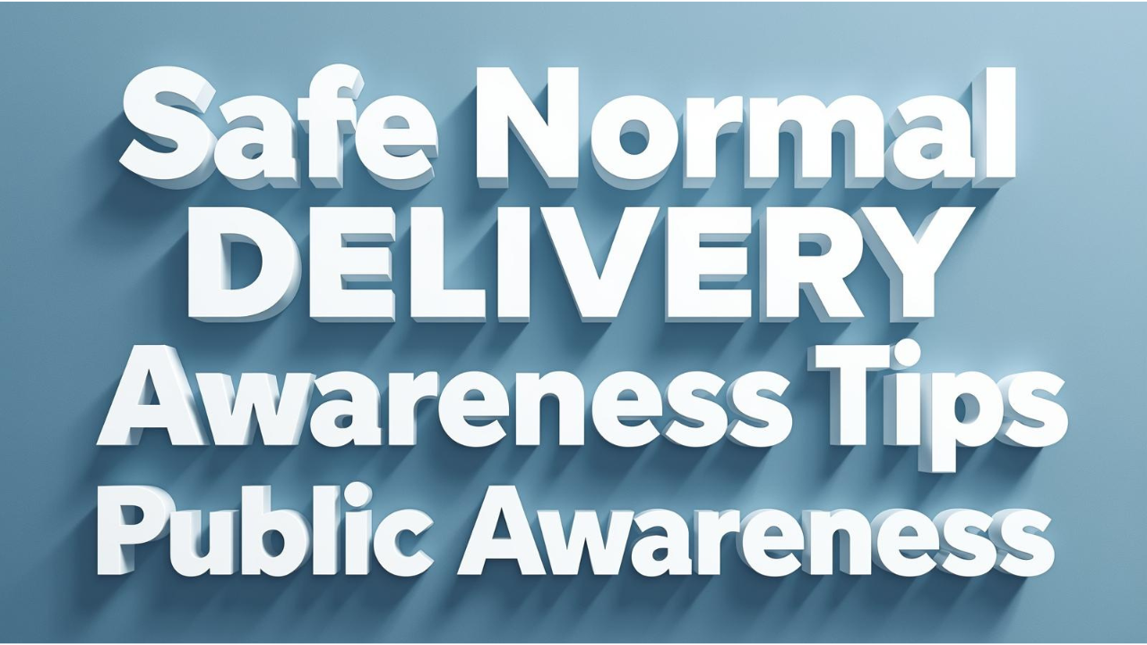 Normal delivery public awareness message Dr Nadia Sultana