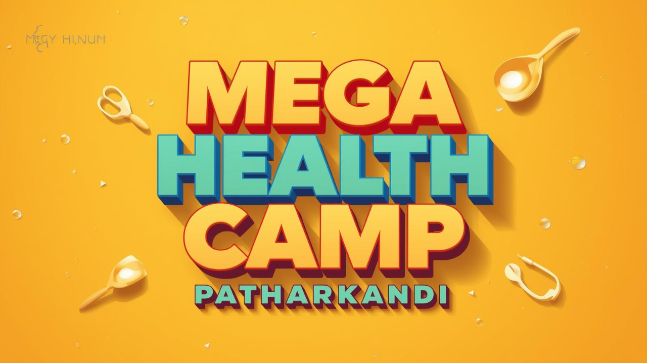 Mega Health Camp at Patharkandi