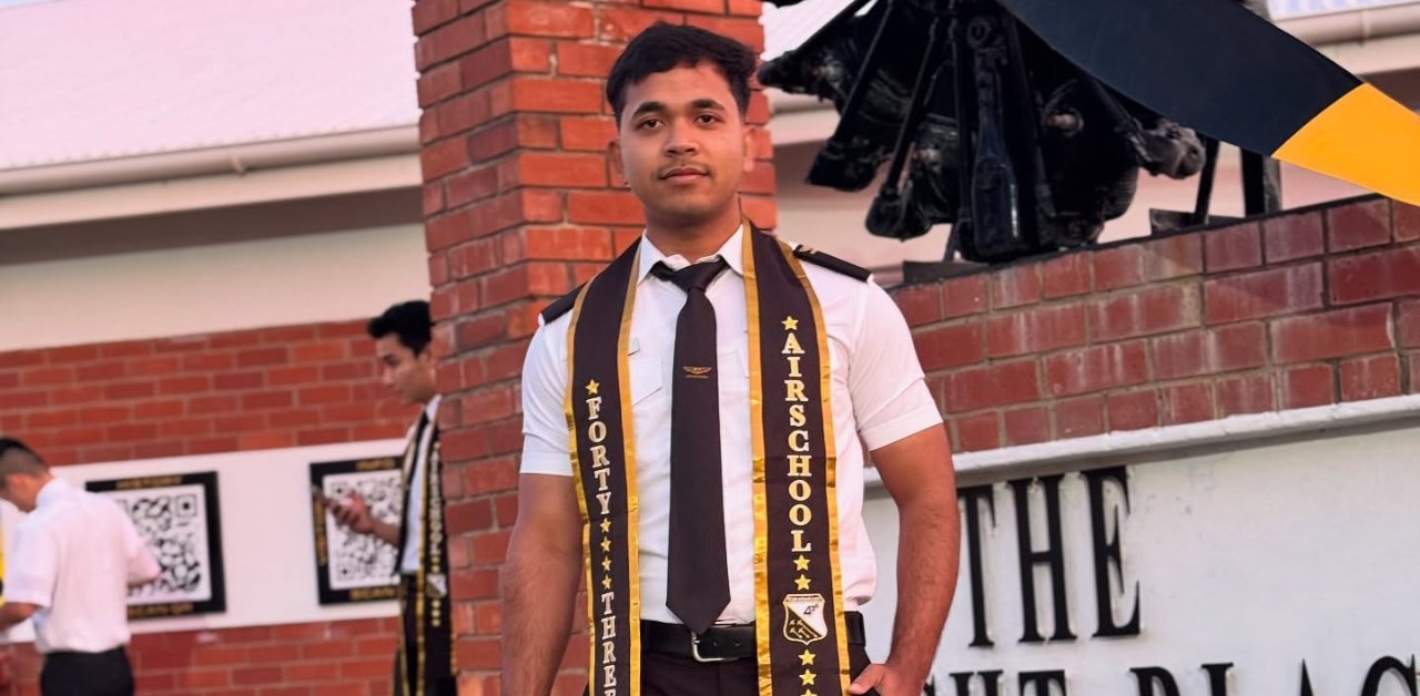 Mirjanur Hussain Assam’s First Indigo Cadet Pilot