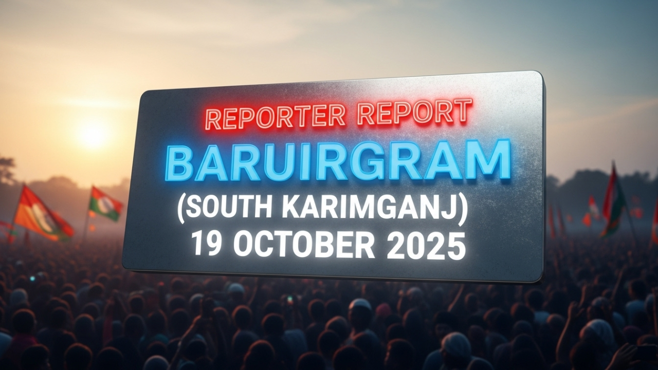 South Karimganj Rally: Tapadar Overwhelmed by Public Love