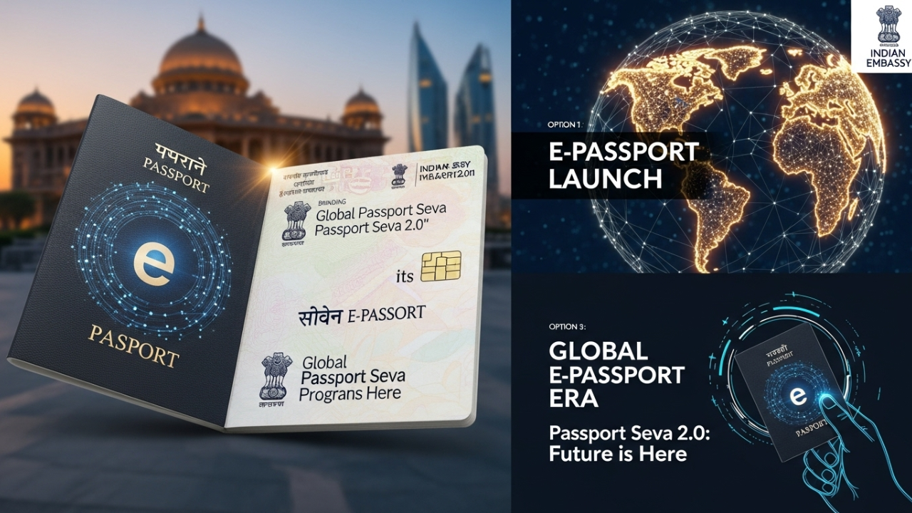 भारतीय दूतावास रियाद में शुरू हुआ ग्लोबल पासपोर्ट सेवा प्रोग्राम 2.0, नागरिकों को मिलेंगे चिप-युक्त ई-पासपोर्ट