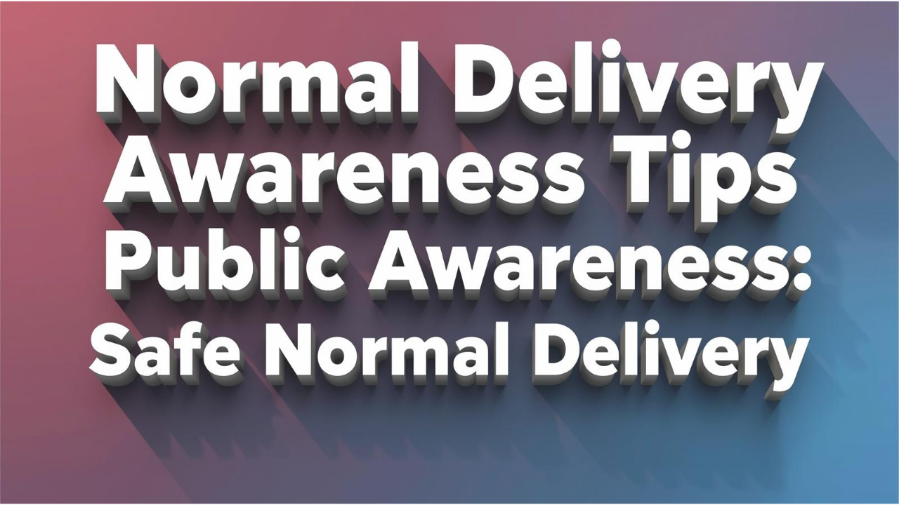 Normal Delivery Tips for Pregnant Women by Dr. Nadia Sultana